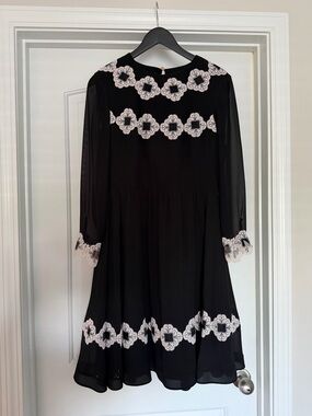 Ted Baker London | Dresses | Elegant Navy Blue Mini Dress With Gold Chain  Detailed Ted Baker London | Poshmark